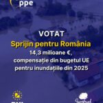 Parlamentul European aprobă 14,3 milioane de euro pentru România din Fondul de Solidaritate al UE